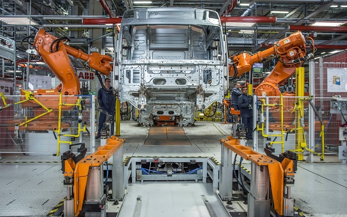 Fábrica da Volvo em Curitiba (PR)