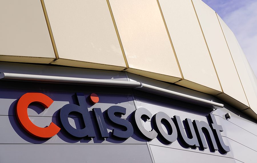 Bordeaux , Aquitaine / France - 12 12 2019 : Cdiscount Marketplace Cdiscount.com sign logo brand of Internet distribution shop of products store services