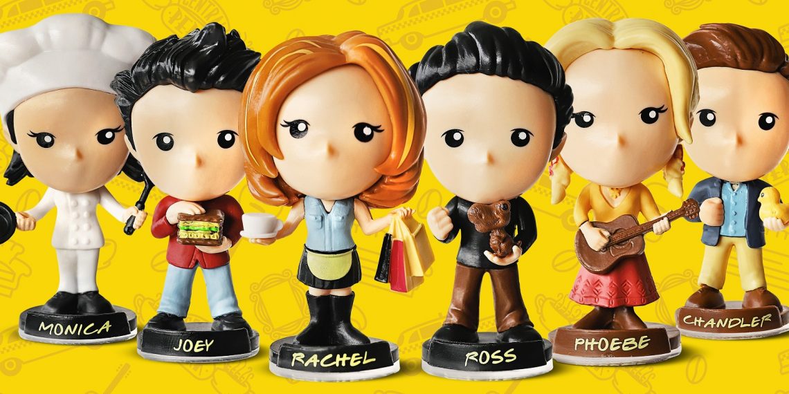 Miniaturas de personagens Friends chegam ao Bob's em todo Brasil