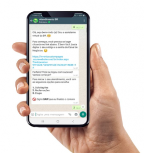 BR Distribuidora amplia chatbot de atendimento para o WhatsApp