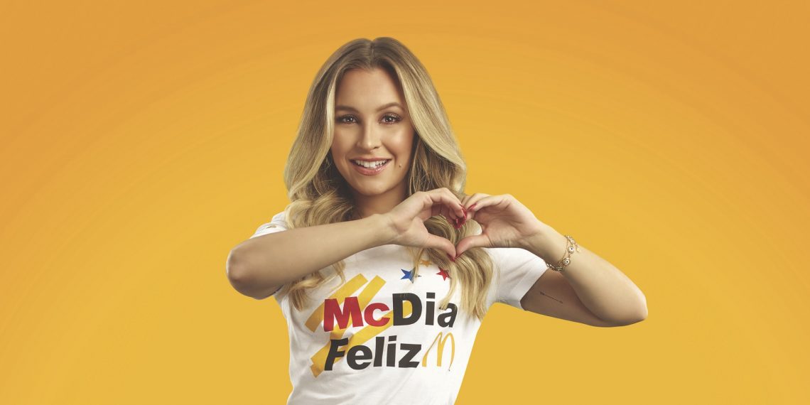 Neste ano, o McDia Feliz conta com a atriz Carla Diaz como embaixadora