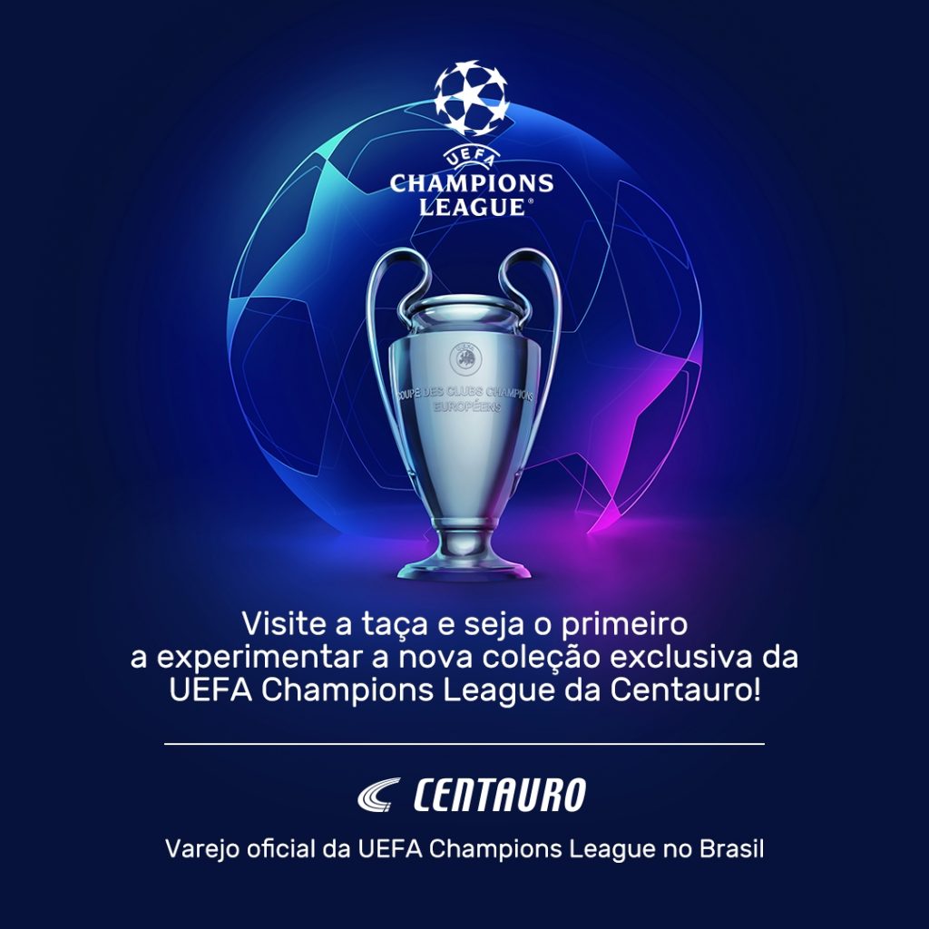 Centauro e UEFA Champions League fecham parceria para licenciamento de produtos