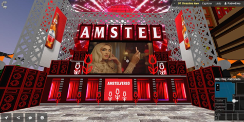 Amstel lança metaverso próprio com show de Pabllo Vittar