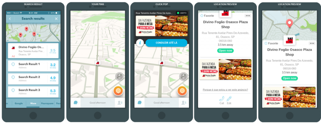 Divino Fogão fecha parceria com Waze, aplicativo de mobilidade urbana