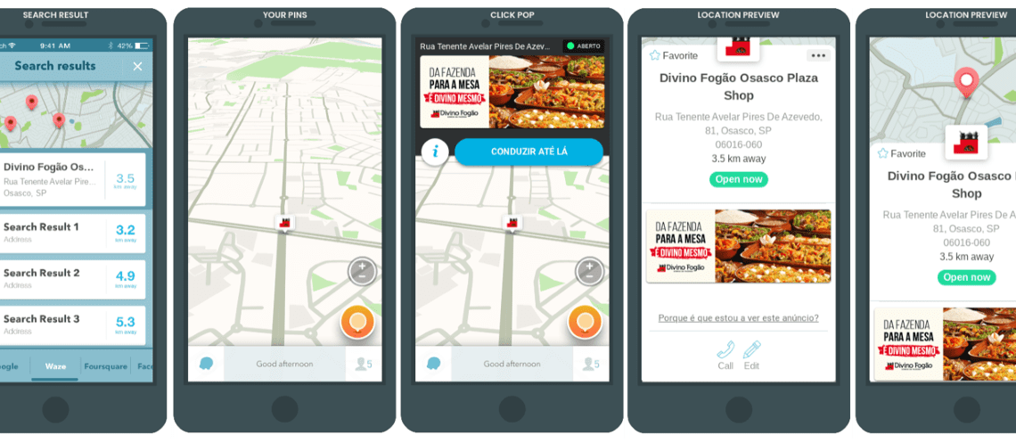 Divino Fogão fecha parceria com Waze, aplicativo de mobilidade urbana