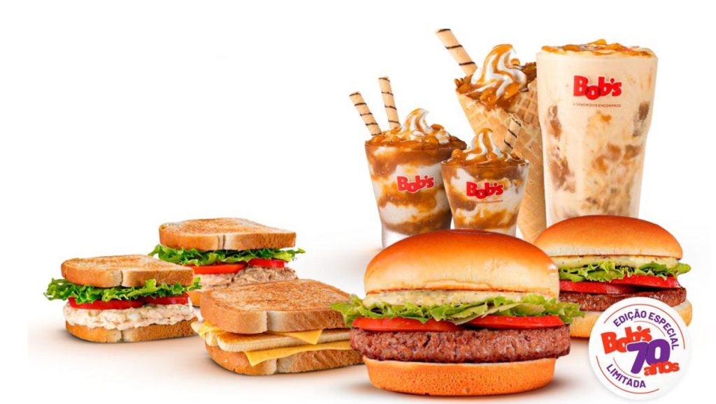 Rede de fast-food Bob's comemora 70 anos com relançamento de clássicos