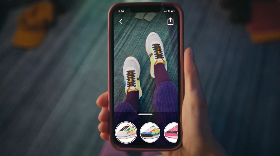 Amazon usa realidade aumentada para experimentação virtual de sapatos