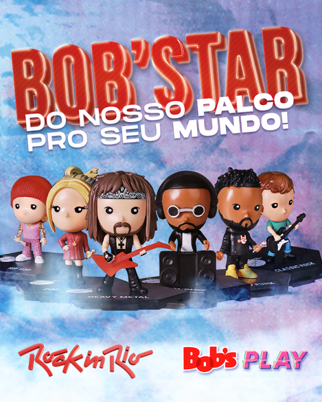 Bob's lança campanha figital inspirada em gêneros musicais do Rock in Rio
