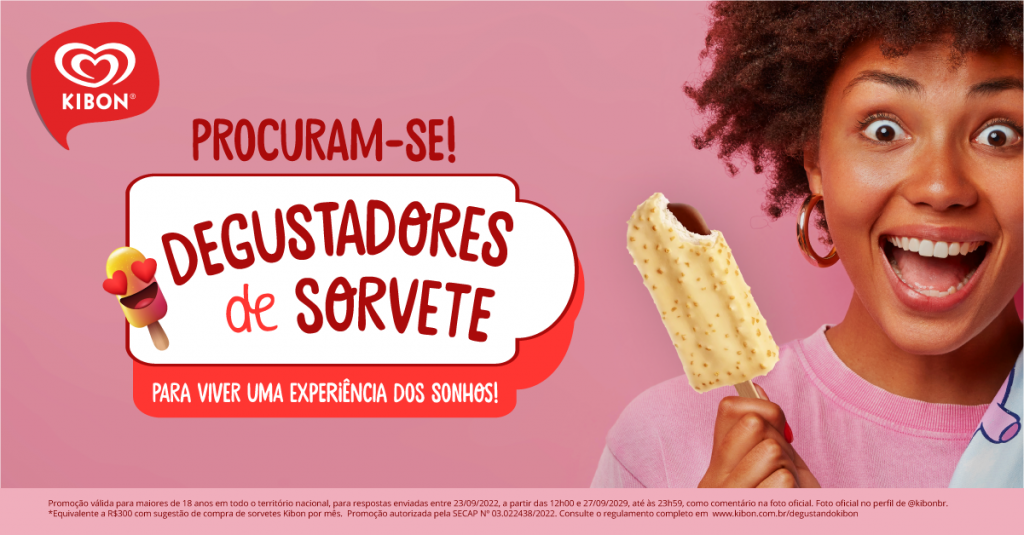 Kibon promove campanha para escolher degustadores de sorvetes