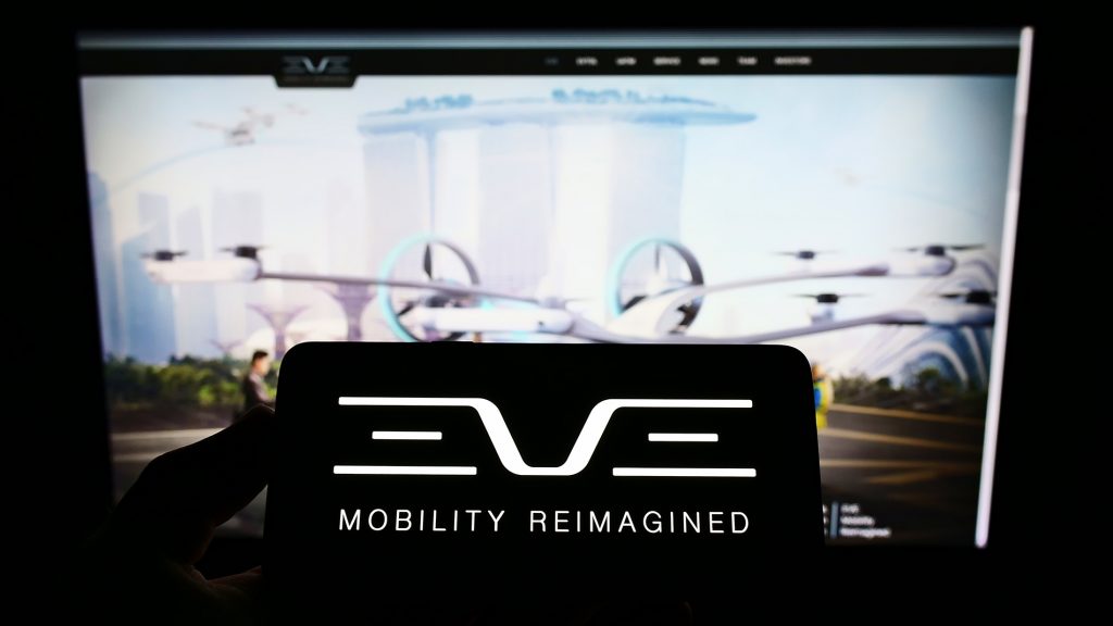 Eve Air Mobility perde US$ 36,7 milhões no terceiro trimestre de 2022