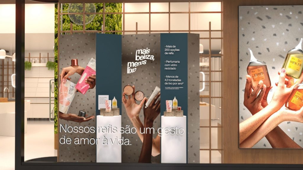 Natura transforma vitrine em mídia para comunicar campanha de  sustentabilidade - Mercado&Consumo