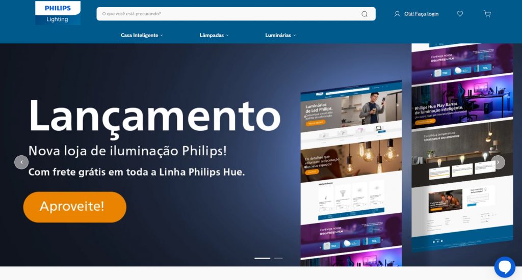 Philips lança primeiro e-commerce especializado em iluminação da América Latina