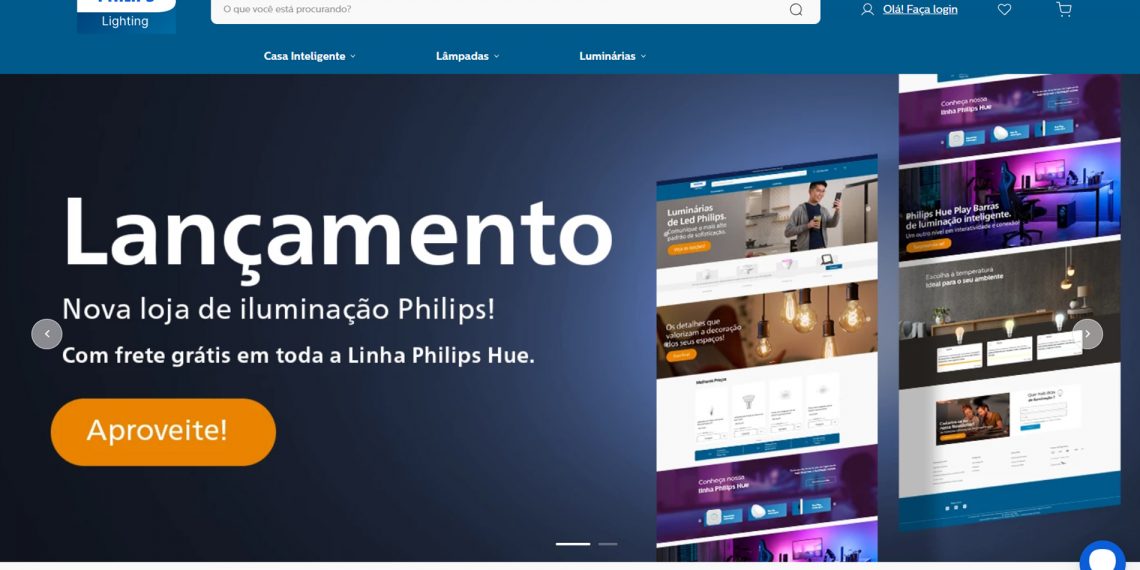 Philips lança primeiro e-commerce especializado em iluminação da América Latina