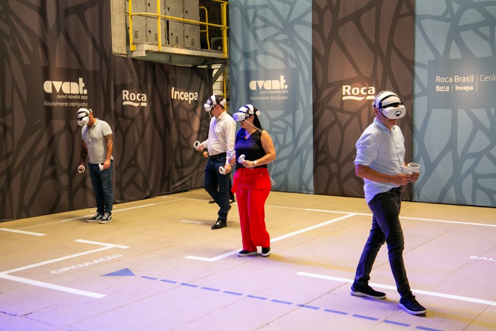Roca Brasil Cerámica investe na Realidade Virtual para apresentar novos revestimentos e resultar em grandes negócios