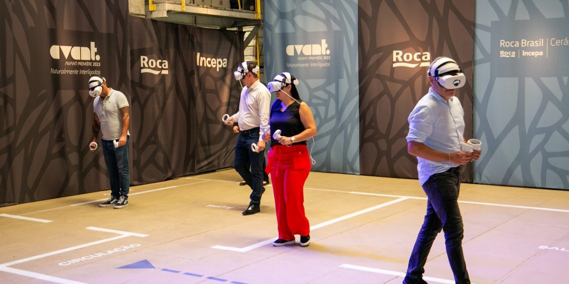 Roca Brasil Cerámica investe na Realidade Virtual para apresentar novos revestimentos e resultar em grandes negócios