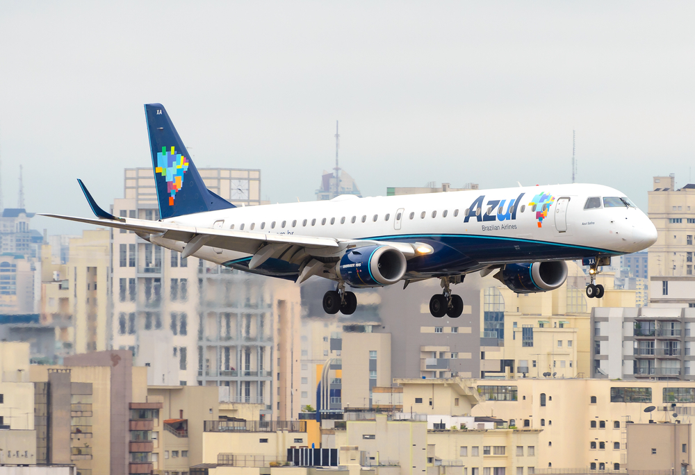 Azul dobra o número de voos de Congonhas e passa a ter voos para Belo Horizonte, Recife e Rio