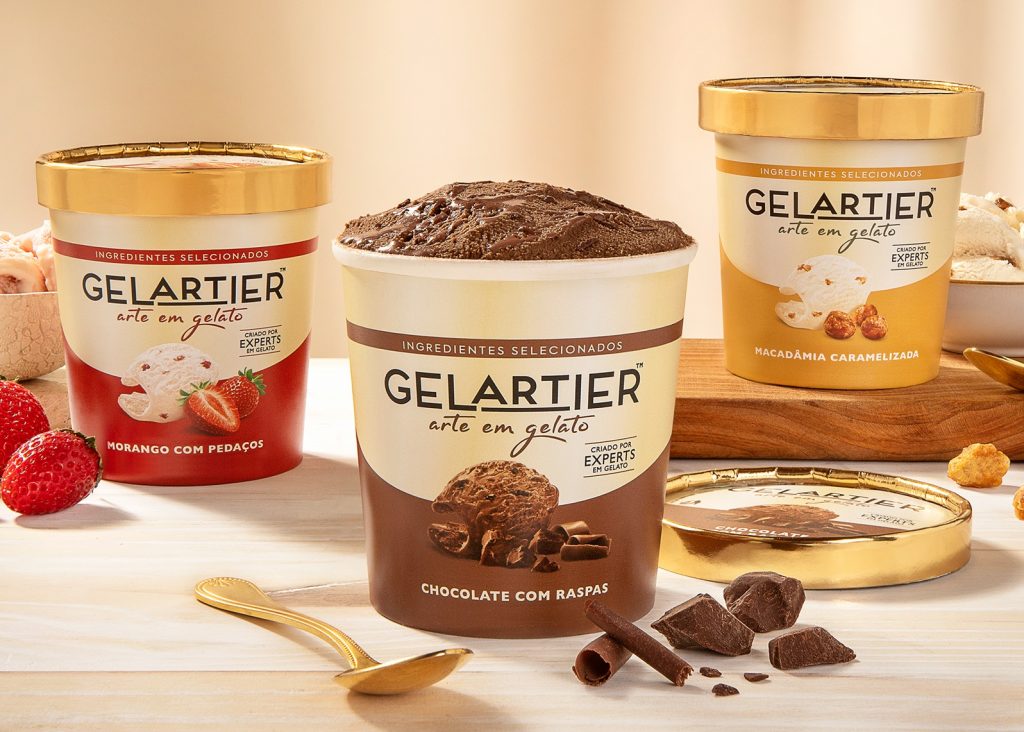 Unilever lança no Brasil a marca de sorvetes premium Gelartier