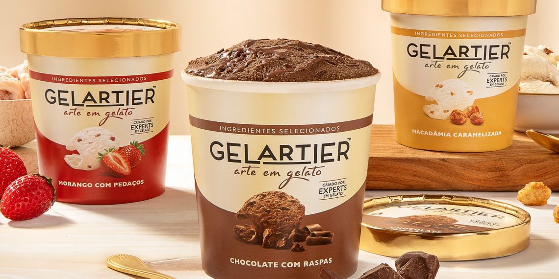 Unilever lança no Brasil a marca de sorvetes premium Gelartier