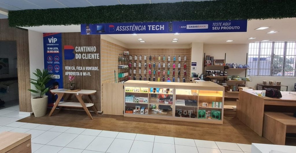 Lojas Casas Bahia e Ponto lançam quiosques com serviços de manutenção para smartphones