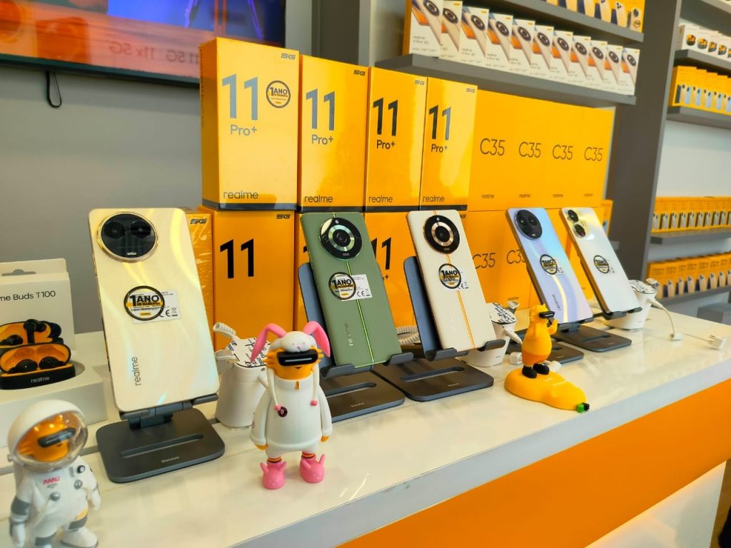 Marca de smartphones chinesa Realme inaugura a primeira loja física em shopping de São Paulo
