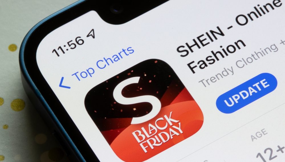 Shein lidera intenção de compra para a Black Friday de 2023