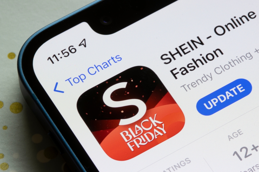 Shein lidera intenção de compra para a Black Friday de 2023