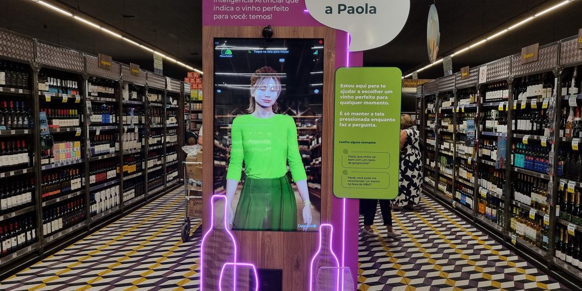 Pão de Açúcar instala assistente virtual de vinhos em unidade da Ricardo Jafet, em SP