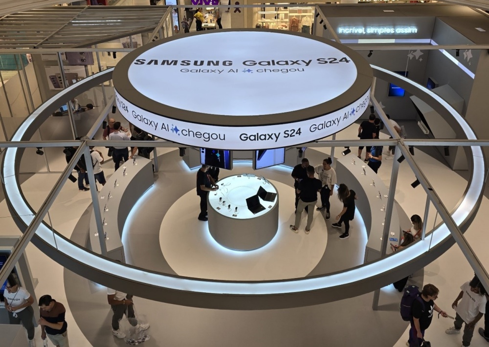 Samsung inaugura espaço imersivo em São Paulo para apresentar novo smartphone com IA