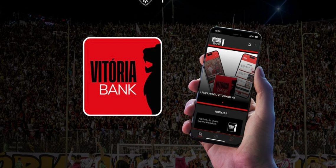 Vitória lança app bancário e de entretenimento, que transfere 50% do lucro ao clube