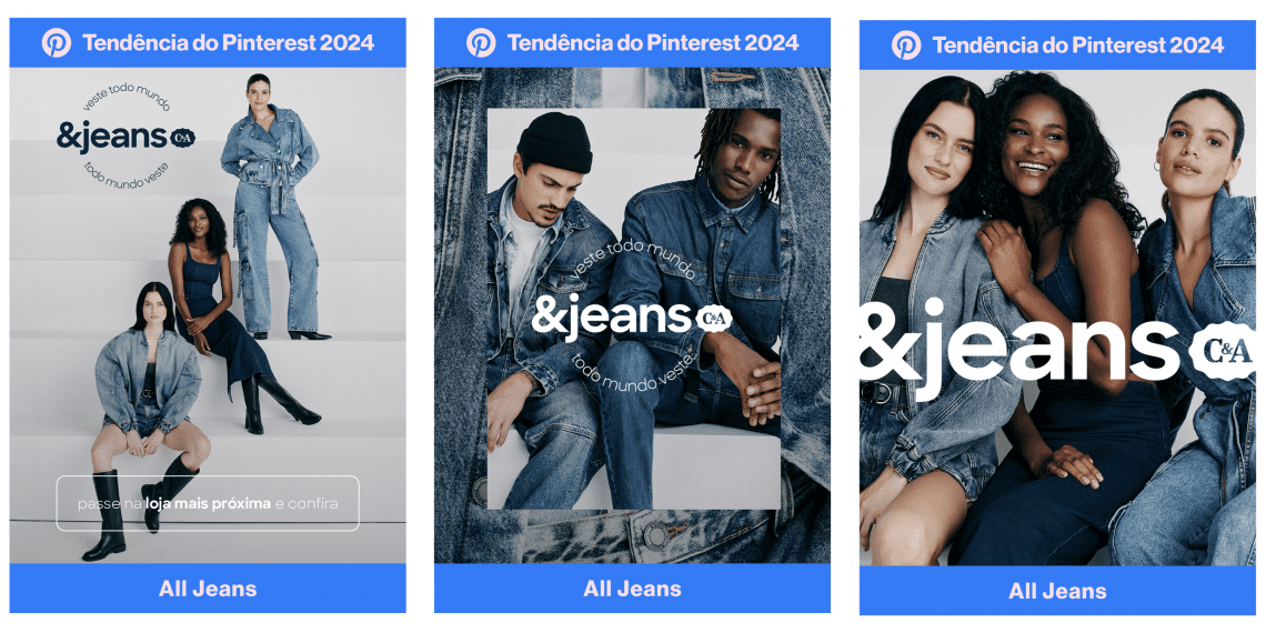 C&A apresenta tendências de moda do Pinterest em campanha de out of home