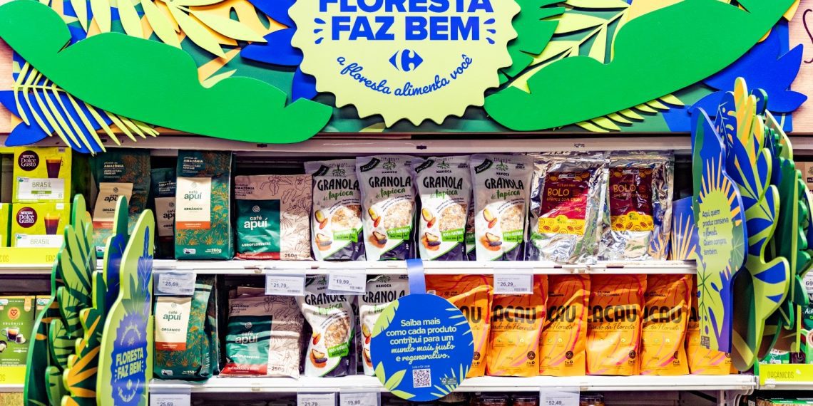 Carrefour lança gôndola dedicada a produtos de comunidades tradicionais da Amazônia