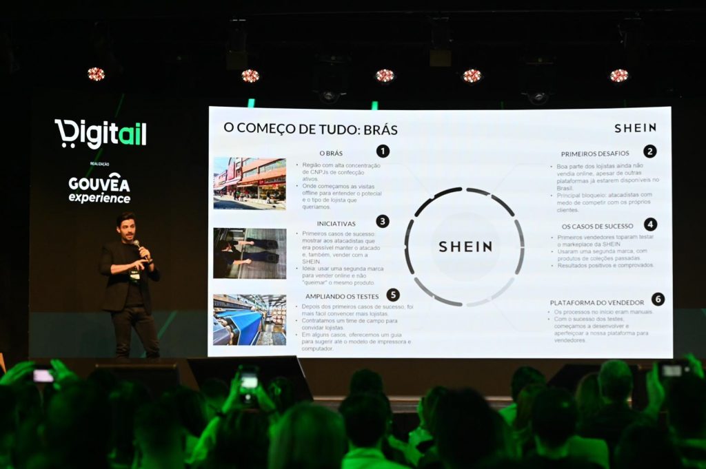 Shein e Shopee destacam "nacionalização" das operações no Brasil no 1° dia do Digitail