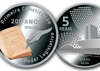 BC libera 4 mil unidades de moeda de 200 anos da Constituição de 1824