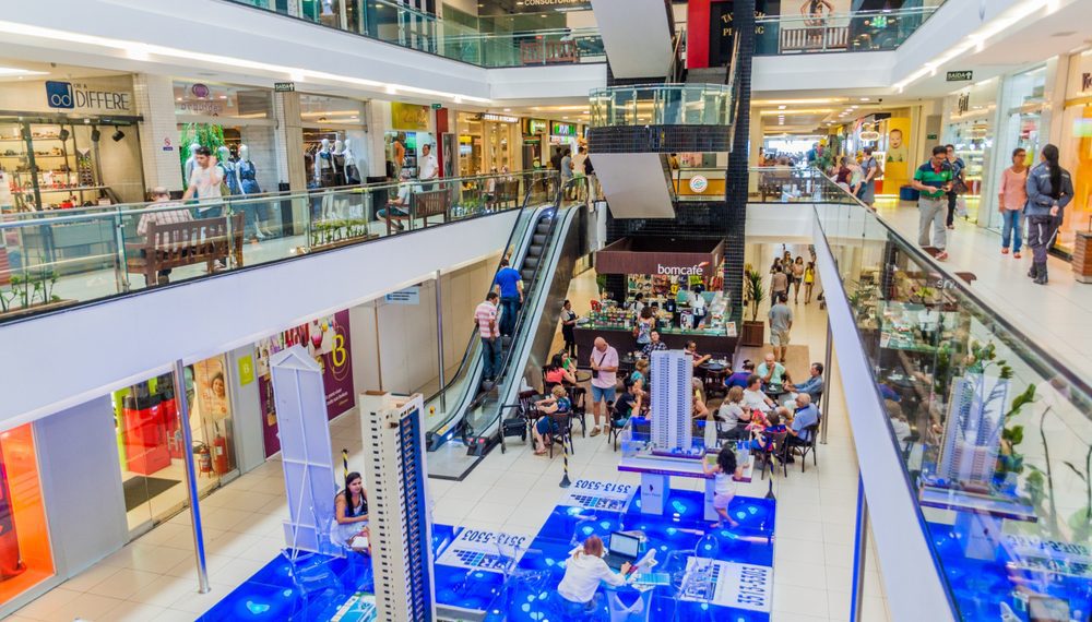 Shopping centers apresentam um aumento de 1,7% no 1° trimestre