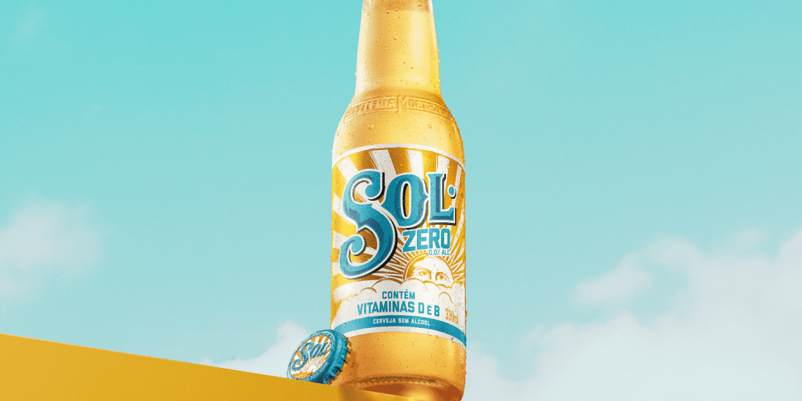 Heineken amplia seu portfólio com lançamento da versão zero álcool da cerveja Sol