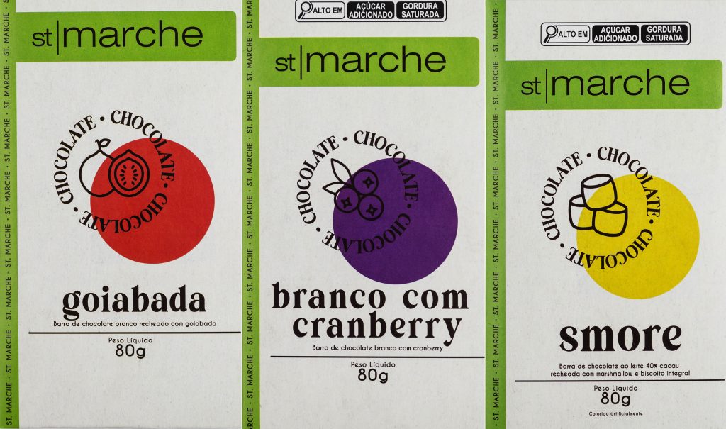 St Marche amplia a linha de marca própria com o lançamento de barras de chocolates produzidas com cacau brasileiro