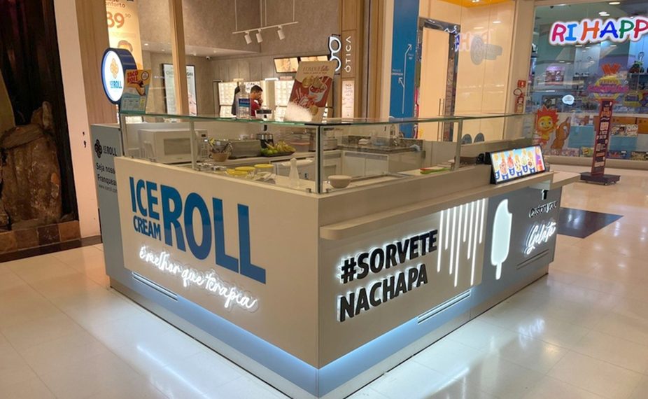 Ice Cream Roll abre segunda unidade em Brasília, no Boulevard Shopping