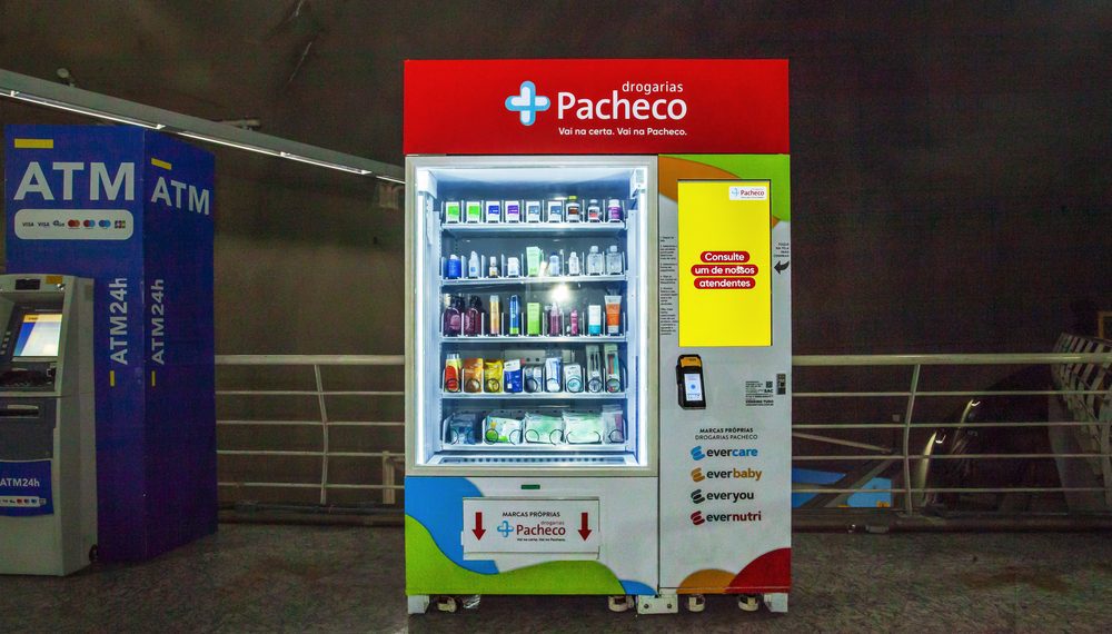 Drogarias Pacheco instala vending machines em estações do Rio de Janeiro