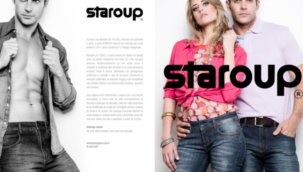 Bens da Staroup, marca icônica de jeans brasileiro, vão a leilão judicial