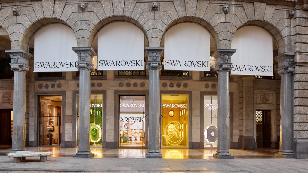 Flagship da Swarovski em Milão lidera experiência da marca na Europa