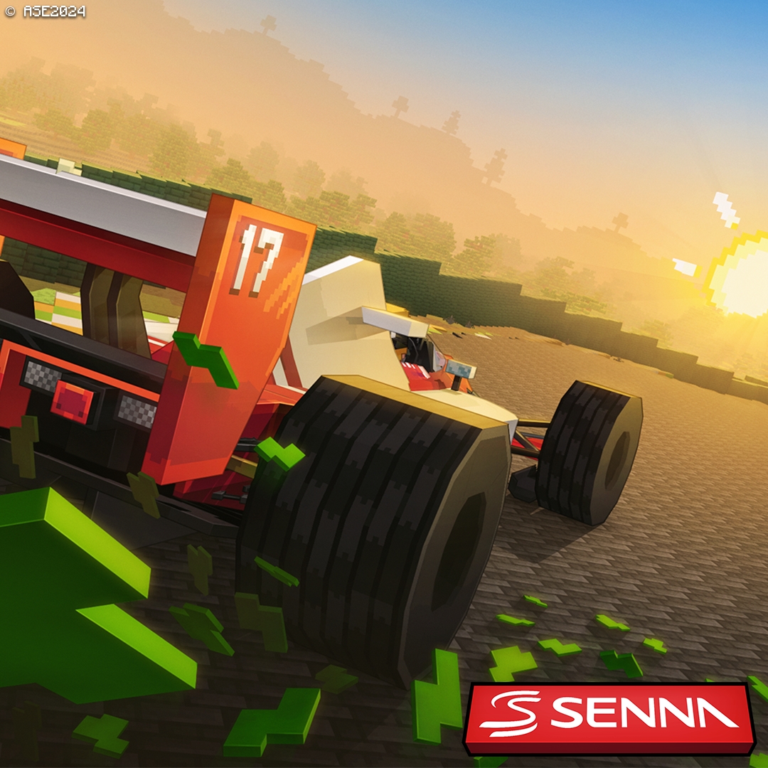 Minecraft leva Ayrton Senna e a Turma da Mônica para o universo do jogo