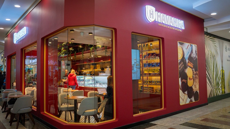 Havanna une heladeria e cafeteria em primeira loja híbrida da rede
