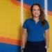 Barbara Miranda, da AmPm, e Dorival Oliveira, do McDonald’s, no palco do BConnected