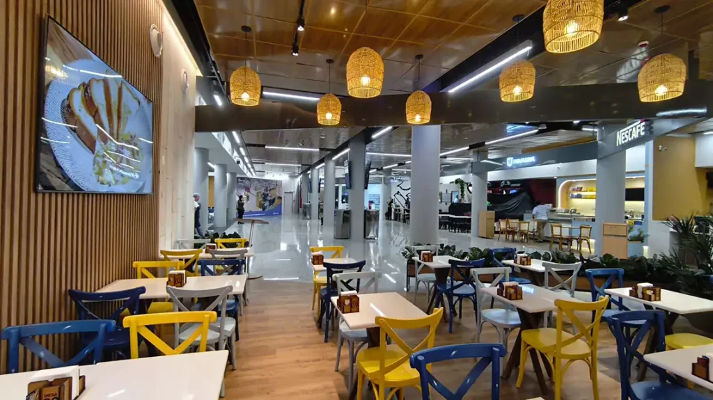 número de lojas e opções gastronômicas sobe de duas para 11.
