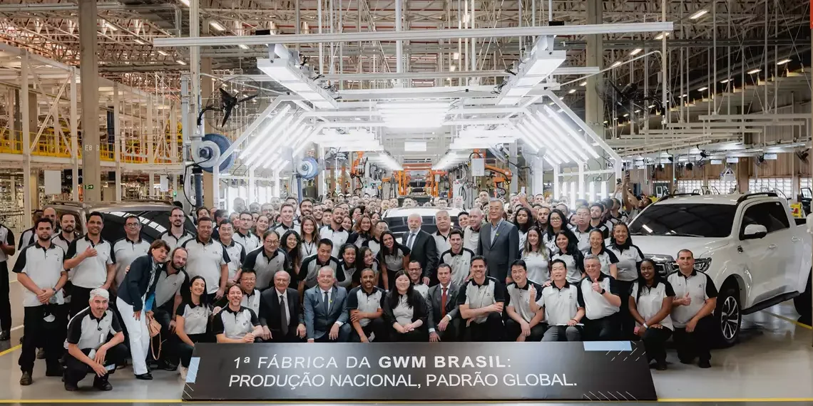 GWM inaugura fábrica no interior de SP e já fala em produzir 300 mil carros