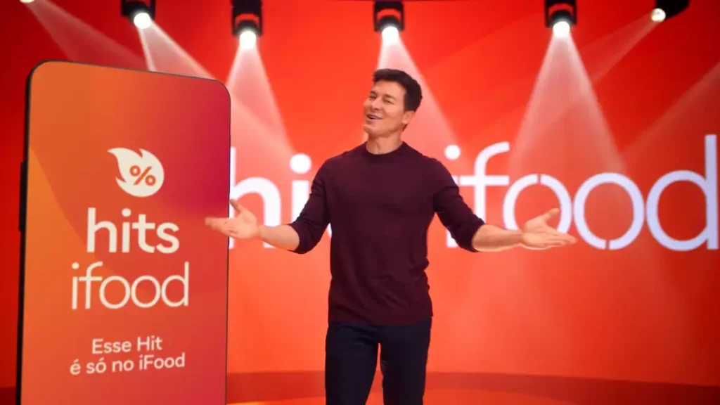 Rodrigo Faro e seus hits estrelas campanha do Hits iFood