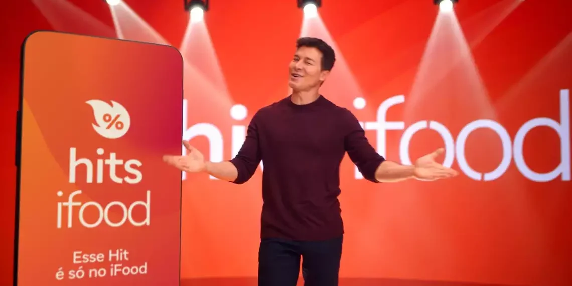 Rodrigo Faro e seus hits estrelas campanha do Hits iFood