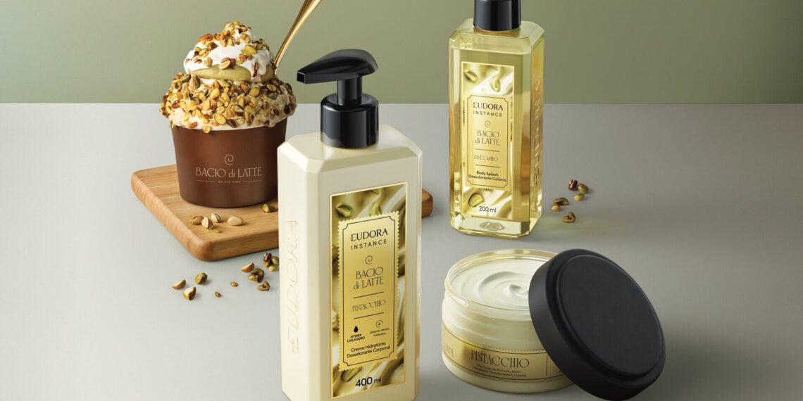 Eudora e Bacio di Latte lançam hidratantes e glosses inspirados em sabores de gelatos