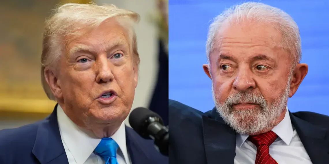 Em videochamada, Lula pede a Trump retirada do tarifaço