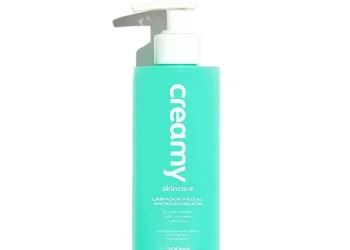 Creamy lança Limpador Facial Antioleosidade